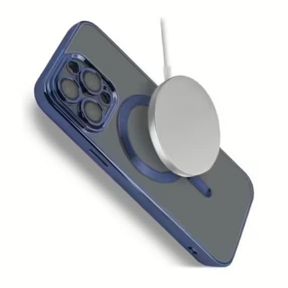 Luxury Mobilskal med Magsafe iPhone 13 Pro Max - Mörkblå