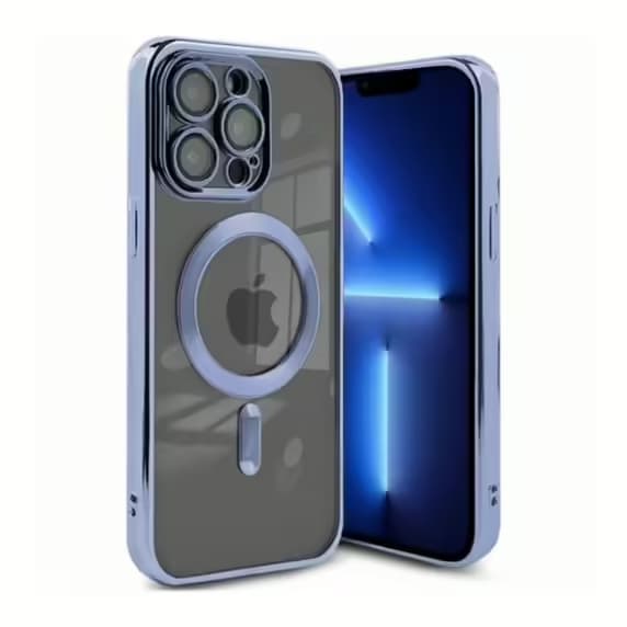 Luxury Mobilskal med Magsafe iPhone 13 Pro Max - Blå
