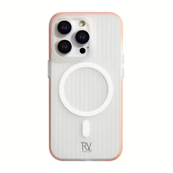 iPhone 13 Pro Max Mobilskal Korrugerad med Magsafe Rvelon - Orange