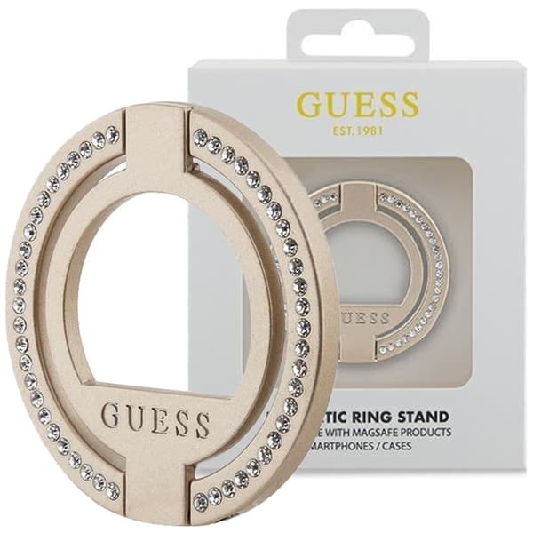 Guess MagSafe Ringholder GUMRSALDGD veske - gull rhinestone