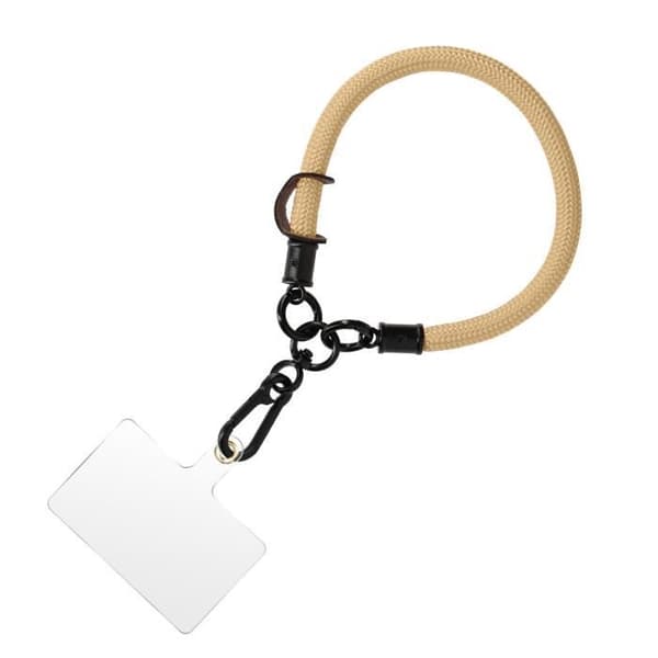 Handledsrem - AVIZAR - Mjuk nylon - Beige - Kompatibel med alla typer av fodral och fodral