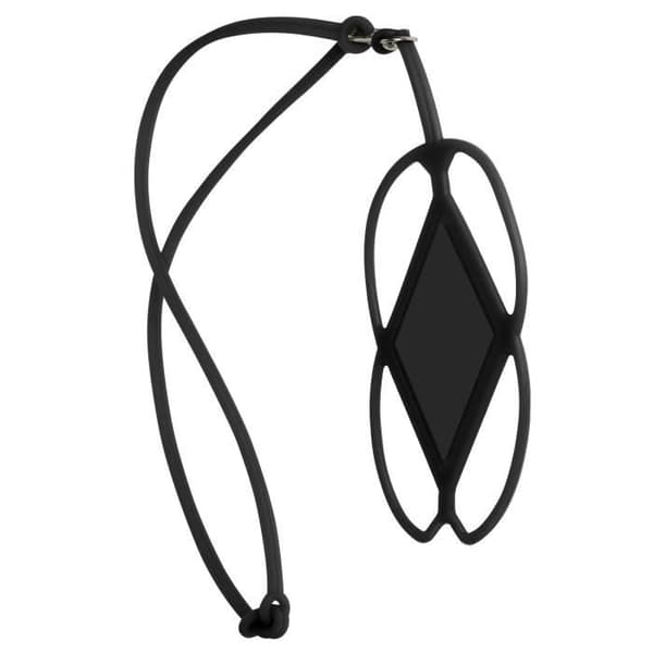 Tillbehör för Smartphone - AVIZAR - Silikonhalsband Svart - Universell och hållbar
