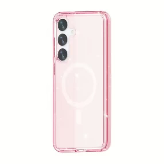 Samsung Galaxy S24 Plus Mobilskal Glitter Magsafe - Rosa