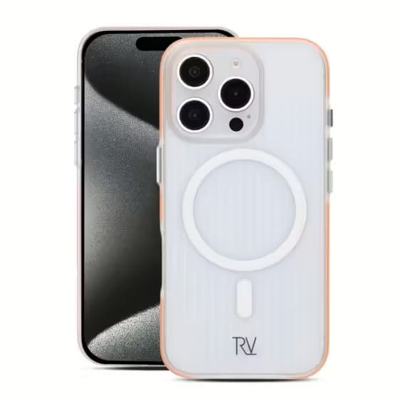 iPhone 16 Pro Max Mobilskal Korrugerad Magsafe Rvelon - Orange