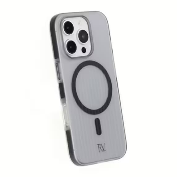 iPhone 16 Pro Mobilskal Korrugerad Magsafe Rvelon - Svart