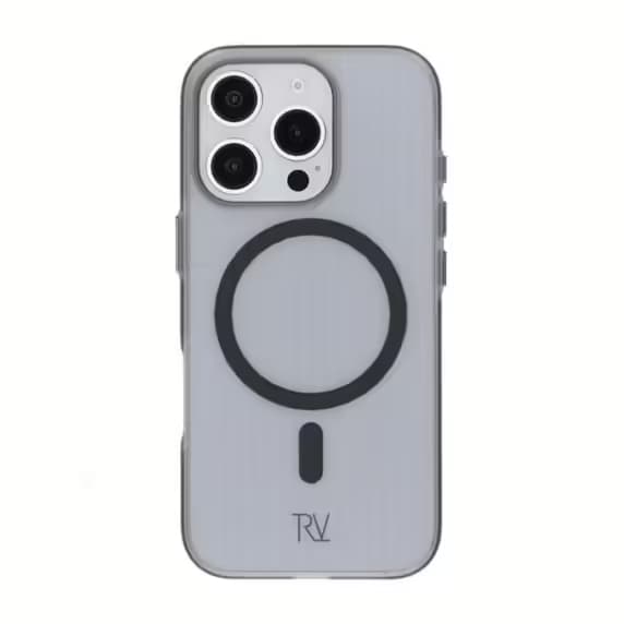 iPhone 16 Pro Mobilskal Korrugerad Magsafe Rvelon - Svart