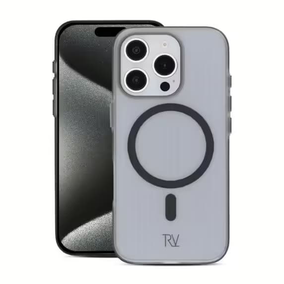 iPhone 16 Pro Mobilskal Korrugerad Magsafe Rvelon - Svart