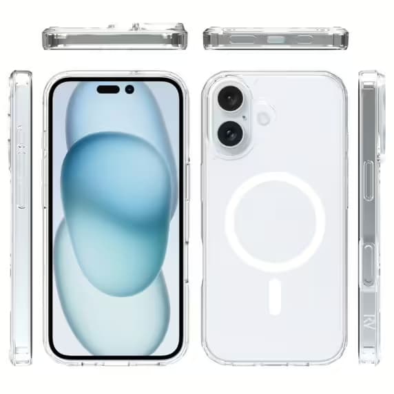 iPhone 16 Plus Mobilskal MagSafe Rvelon - Transparent