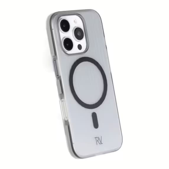iPhone 16 Pro Mobilskal Korrugerad Magsafe Rvelon - Grå