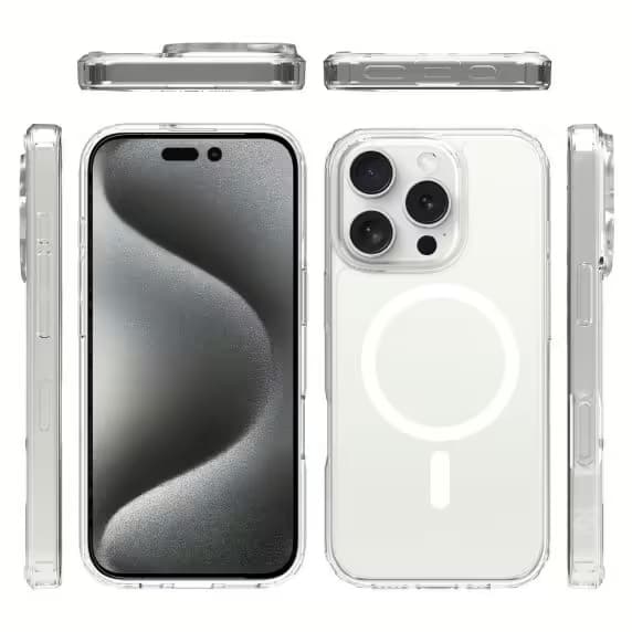 iPhone 16 Pro Mobilskal MagSafe Rvelon - Transparent