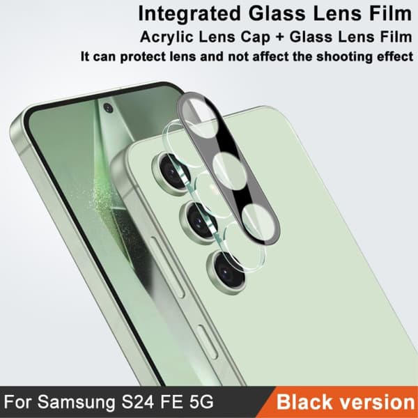 IMAK För Samsung Galaxy S24 FE kamera linsskydd härdat glas linsfilm