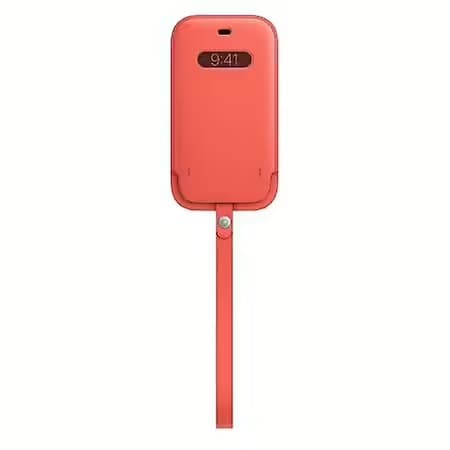 Apple Iphone 12 / 12 Pro Leather Sleeve With Magsafe - Pink Citrus