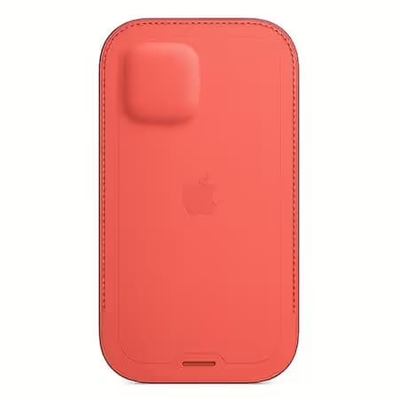 Apple Iphone 12 / 12 Pro Leather Sleeve With Magsafe - Pink Citrus