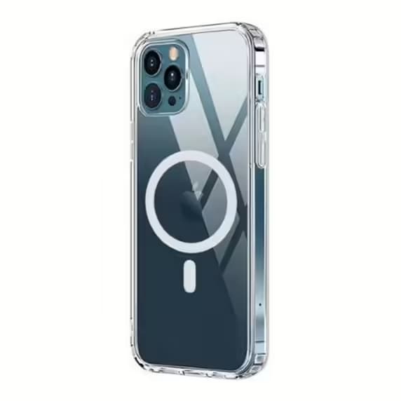 iPhone 15 Pro Stöttåligt Skal - Magsafe Rvelon Transparent