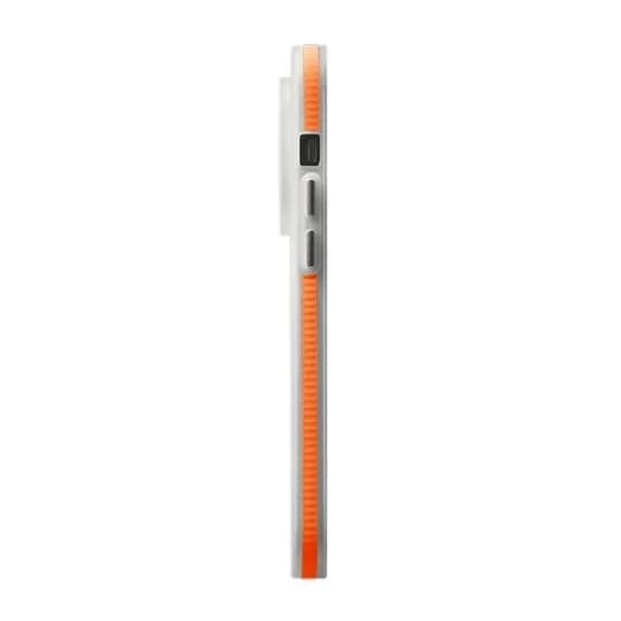 iPhone 15 Mobilskal Korrugerad med Magsafe Rvelon - Orange
