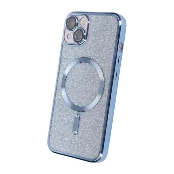 Luxury Mobilskal med Magsafe iPhone 15 - Blå