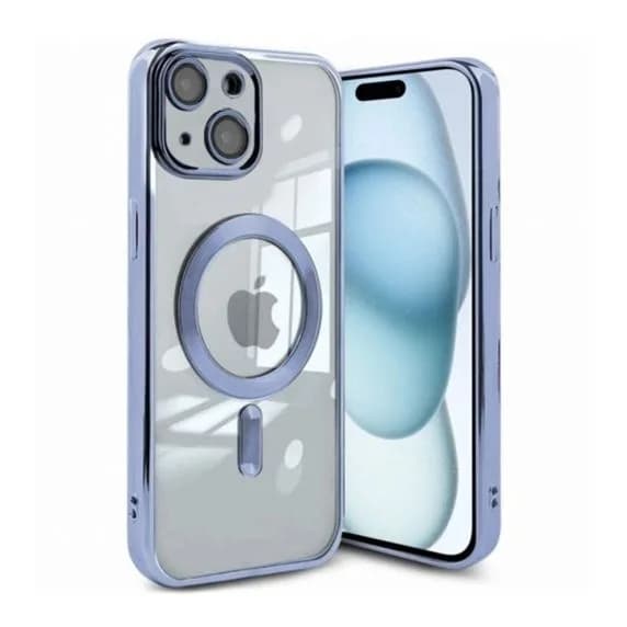Luxury Mobilskal med Magsafe iPhone 15 - Blå