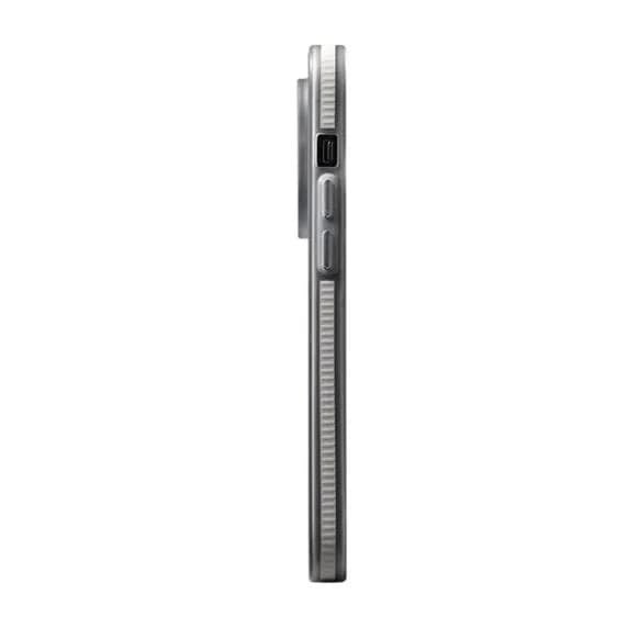 iPhone 15 Mobilskal Korrugerad med Magsafe Rvelon - Grå