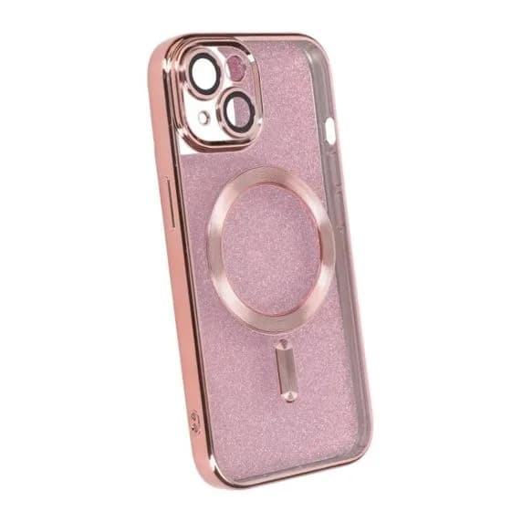 Luxury Mobilskal med Magsafe iPhone 15 - Rosa