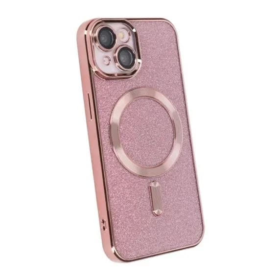 Luxury Mobilskal med Magsafe iPhone 15 - Rosa