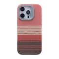 Miniatyrbild 4 av 5: iPhone 16 Pro Skal med Magsafe och Utfällbart Stativ - Randig Orange