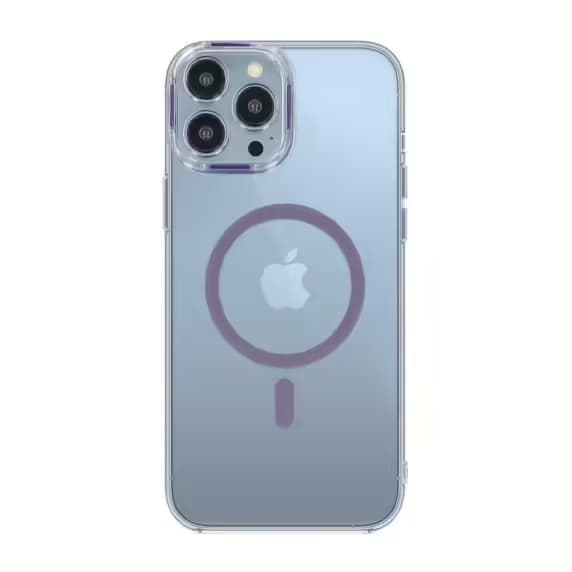 iPhone 15 Pro Stöttålig Mobilskal med Magsafe - Lila