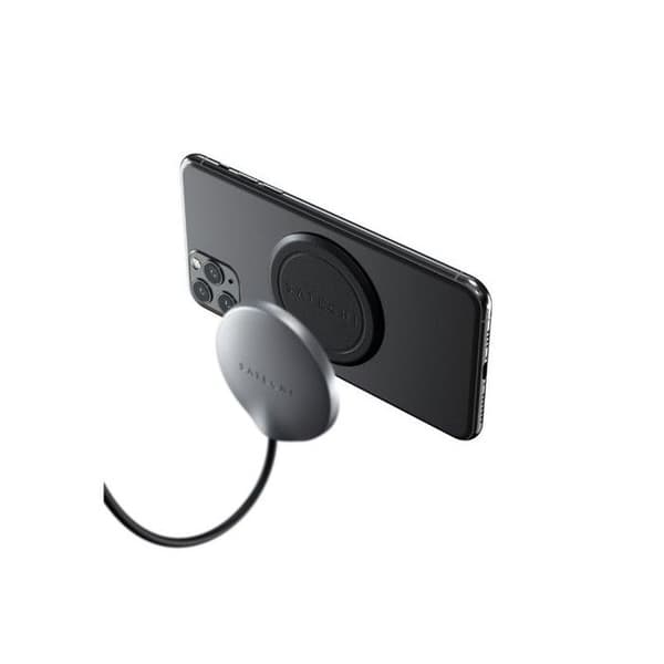 Satechi Magnetic Charging Sticker för iPhone 11 Grå
