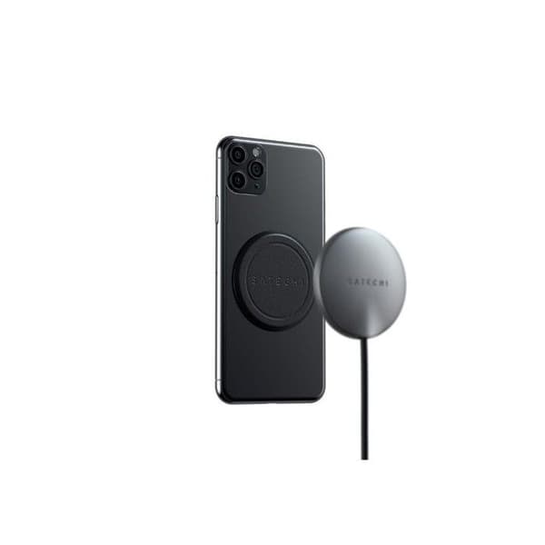 Satechi Magnetic Charging Sticker för iPhone 11 Grå