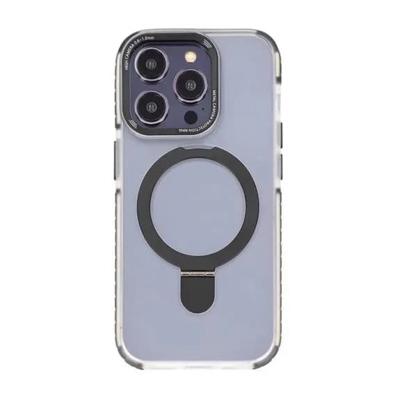 iPhone 14 Pro Max Mobilskal med Magsafe och Stativ - Svart