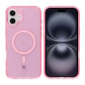 Miniatyrbild 1 av 5: iPhone 16 Plus Rvelon Mobilskal TPU med MagSafe - Glitter Rosa