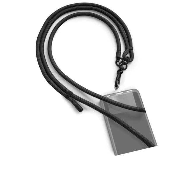 Justerbart universalhalsband 2m, Svart