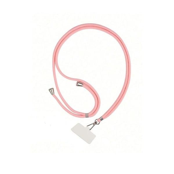 Halsband för telefon - Pastellbeige - Justerbar längd - Bekväm - Passar alla telefoner