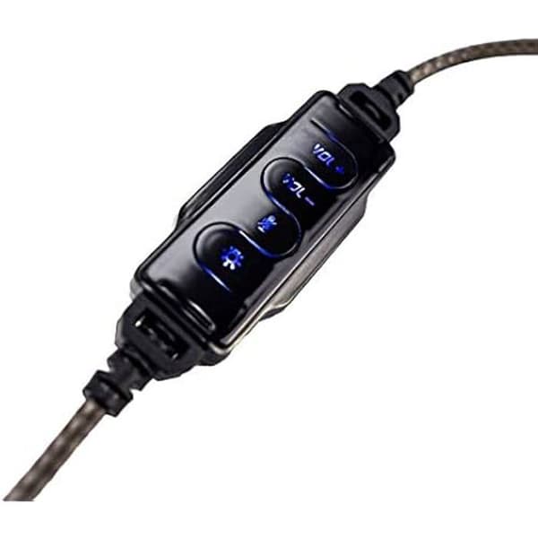 7.1 Gaming Headset - TALIUS - Osprey - RGB LED - Brusreducering - Svart