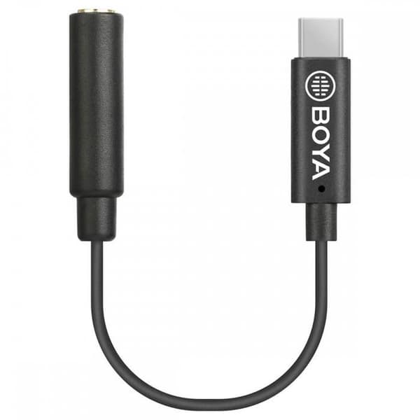 Adaptator för mikrofon 3.5Mm till USB C Boya By K4