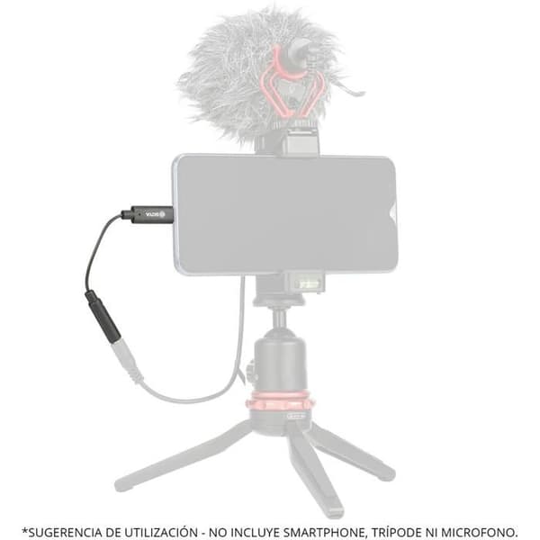 Adaptator för mikrofon 3.5Mm till USB C Boya By K4