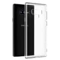 Miniatyrbild 2 av 4: Coque Samsung Galaxy NOTE 9 - Transparent silikon + Plastisk skyddsfilm för helt integrerad böjd skärm [Phonillico®]