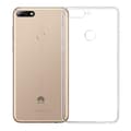 Miniatyrbild 3 av 4: Skydd och Skärmskydd - Phonillico® - Huawei Y7 2018 - Transparent Silikon - Härdat Glas - Ultra Slim