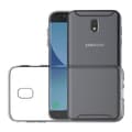 Miniatyrbild 2 av 4: Skal - Phonillico® - Samsung Galaxy J7 2017 J730 - Transparent silikon - Härdat glas - Ultratunt