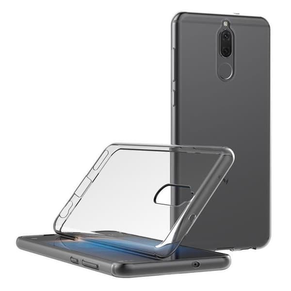 Coque HUAWEI MATE 10 LITE - Transparent Silikon + Härdat Glas Skärmskyddsfilm [Phonillico®]