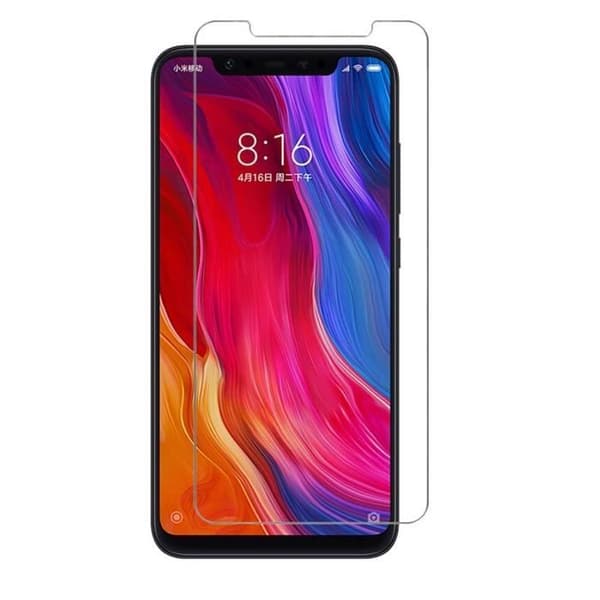 Coque Xiaomi MI 8 PRO - Transparent silikon + Härdat glas skärmskydd [Phonillico®]
