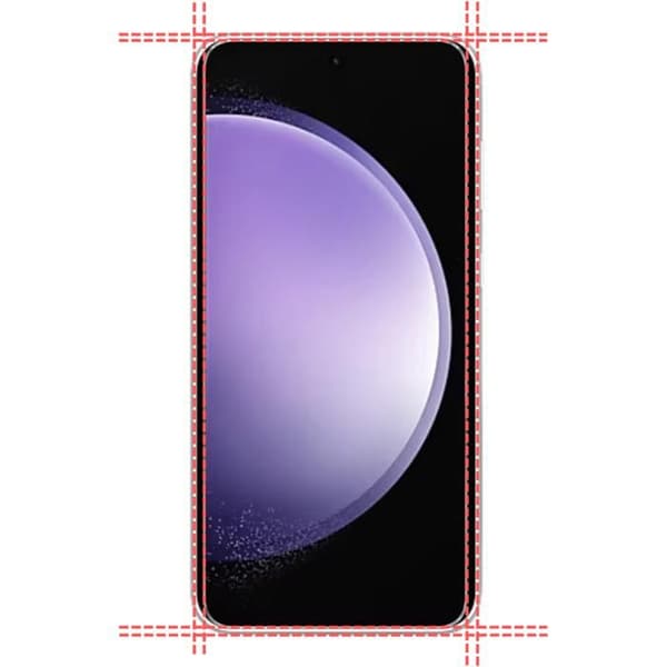 Härdat Glas för Samsung Galaxy S23 FE och Kameraskydd [Pack 2] Skyddsglas Phonillico®