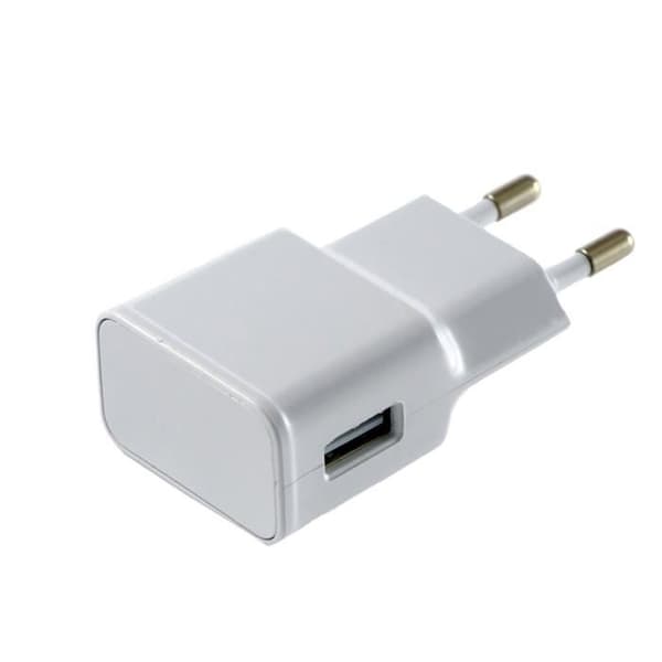 [Kompatibel Samsung Galaxy S3-S4-S5-S6-S7-MINI-EDGE] Kabel USB 1 Meter + Laddare Vit [Phonillico®]