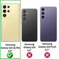 Miniatyrbild 2 av 6: Härdat Glas - Phonillico - Samsung Galaxy S24 ULTRA - Pack 2 - Repellerande mot repor - Transparent