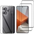 Miniatyrbild 1 av 6: Coque för Xiaomi Redmi Note 13 PRO PLUS 5G / Redmi Note 13 PRO+ 5G och 2 Härdat Glas Film Skärmskydd Phonillico®