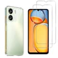 Miniatyrbild 1 av 6: Coque för Xiaomi Redmi 13C och 2 härdat glas skärmskydd Phonillico®