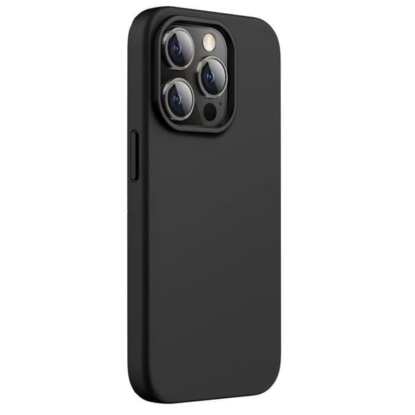 Svart fodral till iPhone 16 PRO MAX och 2 skärmskydd i härdat glas Phonillico®