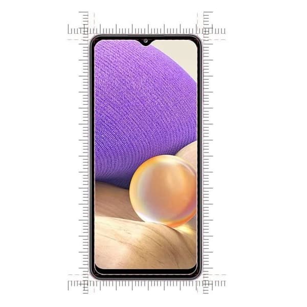 Coque för Samsung A32 4G och 2 Härdat Glas - Silikon Skydd Mjuk Film Skärm Skydd Phonillico®