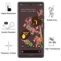 Coque för Google Pixel 6 och 2 Tåligt Glas Skydd Film Skärm Phonillico®