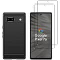 Miniatyrbild 1 av 4: Plånbok till Google Pixel 7a och 2 Härdat Glas Skärm Skydd Film Phonillico®