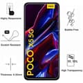 Miniatyrbild 3 av 4: Stötsäker skal för Xiaomi Poco X5 5G och 2 härdade glas skyddsfilm för skärm Phonillico®